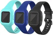 TenCloud for Garmin vivofit JR/vivofit JR.2 Tracker Soft Adjustable Silicone Kids Bands Fit Wrist 5.1in~6.9in [Ages 6+]