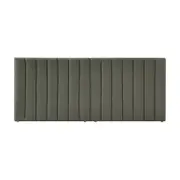 Aquila Extra Wide Bouclé Headboard - Green