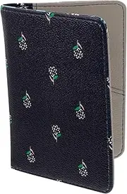 [Healeved] Men Passport Holder Lightweight Travel Case for Passports Credit Cards Documents Durable and Portable Design Stylish Floral Pattern for Convenient Travel