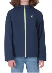 Spyder Youth Superlite Jacket Dark Blue Unisex Boys Size Large (14/16) NWT