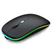 2.4GHz Wireless Bluetooth Mouse Slim Laptop Mouse for iPad Tablet Desktop