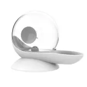 2.9L Pet Water Dispenser Large Capacity Snail Shaped Fountain High Fiber Filter Cotton Automatic Drinking For Cat Dog Gray Dog Automatic Feeders