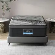 King Single Size | Alanya Series Bamboo Charcoal Euro Top Mattress (Medium Firm)