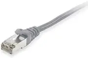 606700 Cat.6A S/FTP Patch Cable, Grey, 0.15 m