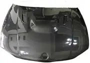 Carbon Fiber Front Engine Bonnet Hood Compatible for BMW E82 1 Series Open Hole Engine Hood