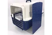 YES4PETS Navy XXL Dog Puppy Cat Crate Pet Carrier Cage W Tray, Bowl & Removable Wheels