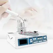 Eye Beauty Massage Device, Eye Care Machine with 4 Probes, Adjustable 3 Levels of Energy Intensity and Acts Deep On Skin, Relieve Eye Fatigue, Eye Puffiness, and Dry Eyes, for Restore Elasticity