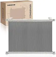 A-Premium Condenser Replacement for Caterpillar 416E 420E 422E 428E 430E 432E 434E 442E 444E 450E 450F A/C, without Receiver Drier, with Bracket