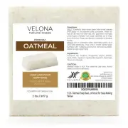 2,4,5,10,25 LB - Oatmeal Soap Base by Velona | SLS/SLES free | Melt and Pour