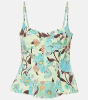 [Stella McCartney] Stella McCartney Printed top AU 2 multicoloured