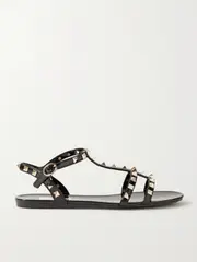 [Valentino Garavani] Valentino Garavani - Rockstud Rubber Sandals - Black - IT41 IT 41 Black