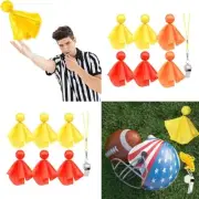 Penalty Flags with for Soccer Ref Coaches Referee Flags Party Accessory