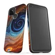 For Google Pixel 5 Tough Protective Cover, Eye Of The Galaxy