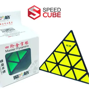 Rubik Qiyi Master Pyraminx 4x4 Black Edge- SpeedCube Shop