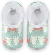[Caihoyu] Kids Girls Boys Slippers Coral Fleece Non-Slip Lightweight House Slipper Socks Home Indoor