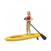Bruder Licensed 1:16 Scale Life Guard With Stand Up Paddle Board Model