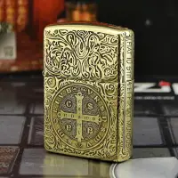 在飛比找蝦皮購物優惠-Zippo 打火機 黃銅五面環繞雕科 康斯坦丁 zippo 