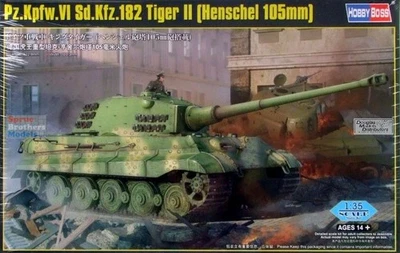 HBS84559 1:35 Hobby Boss Tiger II Sd.Kfz.182 Henschel 105mm