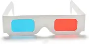 DOITOOL 20pcs 3d Movie Glasses Glasses 3d Eyeglass Accessories Cinema Glasses Star Patch Denim Red Glasses Anaglyph Cardboard Glasses Shutter Glasses 3d Video Glasses Sky-