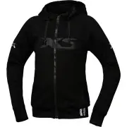 Rapid 1.0 Ladies Black Motorcycle Zip Hoodie