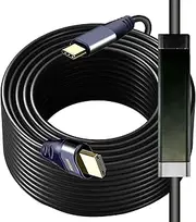 USB C to HDMI Cable 30FT with IC, 4K@60HZ Type-C to HDMI for MacBook Pro/Air, iMac, Galaxy S20 S10 S9 S8, Surface, Dell, HP, MacBook Pro, MacBook Air, iPad Pro, Pixelbook, XPS, Galaxy, and More