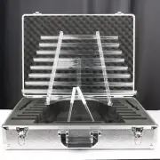 432Hz Crystal Harp 8 Tubes Crystal Singing Harp Included Aluminum Alloy Box Gift