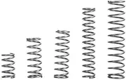 5/10pcs 65Mn Cylidrical Coil Compression Spring Rotor Return Compressed Spring Release Pressure Spring Steel Wire Diameter 1.6mm 65Mn(90mm(5Pcs),17mm)