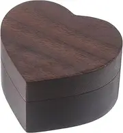 BESTYASH Box Wedding Ring Box Heart Wedding Rings Case Heart Shape Rings Case Wood Heart Rings Case Wood Rings Case Heart Shaped Rings Case Wooden