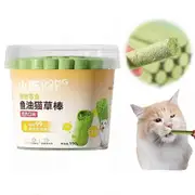 New Cat Grass Teething Stick ,Berdexa Cat Grass Teething Sticks for Indoor Cats Salmon 90content 30pcs