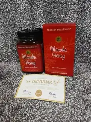 New Zealand 100% Pure Raw Manuka Honey 500g (1.1 Ib) Gift Box w/Card MGO 83+