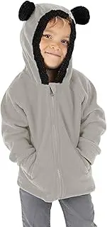 [Generic] down Toddler Coat Boys Girls Sweatshirt Jacket Outerwear Coat Fall Winter Zip Up Cute Ears Hooded Warm Outwear Boys Double Lined