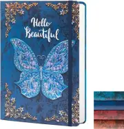 Ruled Journal Notebook B5 3d Butterfly Embossed Hardcover Writing Journal
