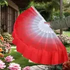 Chinese Folding Dance Fan Performance Fan Square Dance 2pcs Fan GXO E6X4