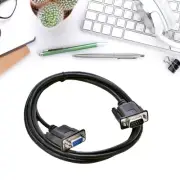 DB9Pin Serial Port to DB9P Cable Stable Data Transfer Programming Cable