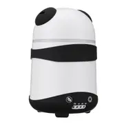Dual Humidifier Air Oil Diffuser Mist Maker Led Cartoon Panda Style For Home Office Us Plug Black