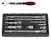 SP Tools 9 Piece Multi-Drive Wobble Extension Bar Set 1/4" 3/8" & 1/2" SP20988