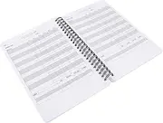 GOOHOCHY Workout Journal Log Notebook A5 Size Portable Fitness Planning Journal for Staff Students