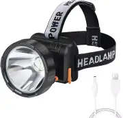 Linterna Frontal Recargable Foco Super Brillante Con 2 Modo Linterna Frontal Led