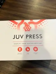 JUV Press Juicer Simplify Blender Juicing w/ Box New open box glass