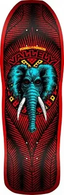 2020 Powell Peralta MIKE VALLELY ELEPHANT SKATEBOARD DECK Red Stain Reissue