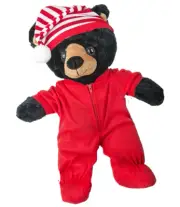 Drop Seat Pajamas w/Cap Outfit Teddy Bear Outfit Fits Most 14"- 18" Build Bear