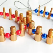 Nut and Bolt Thread Checker Stainless Steel 26 Gauges 14 Inch & 12 Metric Sizes SAE & Metric Nut and Bolt Size Identific