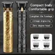 Professional Cordless Hair Trimmer, T-Blade Hair Clippers for Men, Zero Gapped T