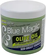 Blue Magic Olive Oil 13.75 Ounce Jar (406.6ml) (3 Pack)