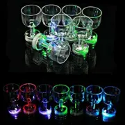 Flash Light Up Cups Flashing Drinking Shots LED Bar Night Club Party Drink 24PCs