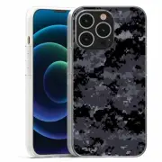 For Apple IPhone 13 Pro Max Mini TPU Case Cover+Glass(Digi Black Camo)