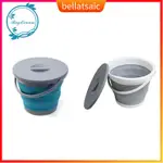 5L FOLDABLE BUCKET WITH COVER FOLDABLE FISHING BUCKET ART SK