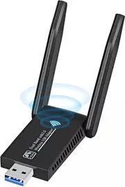 1300Mbps USB 3.0 Wireless WiFi Receiver Bluetooth Adapter 5GHz Dual Band Dongle