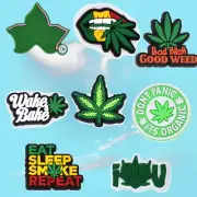 Weed Shoe Charms for Crocs Accessories Shoes Charm for Croc Decorations Pins Men