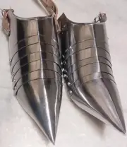Medieval battle shoes Medieval knight boots Fighting boots W/ sabatons Medieval.